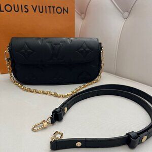 Louis Vuitton Wallet On Chain Ivy Monogram Empreinte Leather